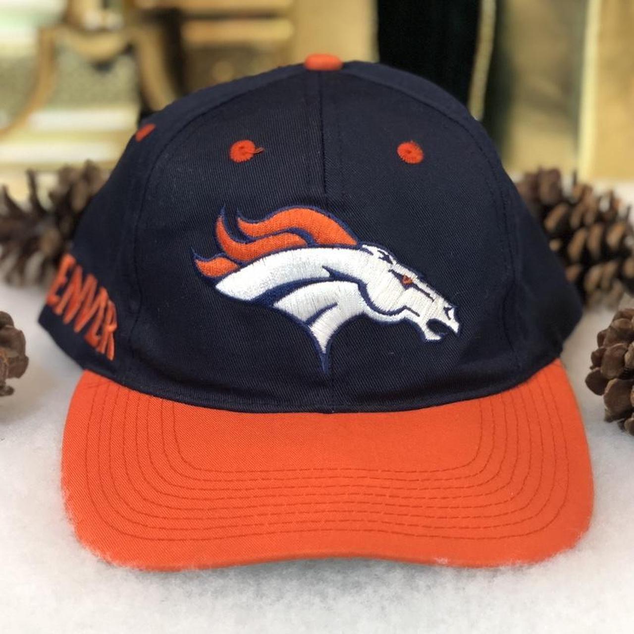 Vintage Denver Broncos Snapback Hat Twins Enterprise Cap NFL