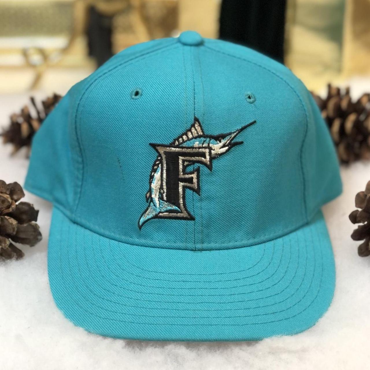 Florida Marlins Hat Baseball Cap Fitted 7 1/2 New Era Vintage 90s