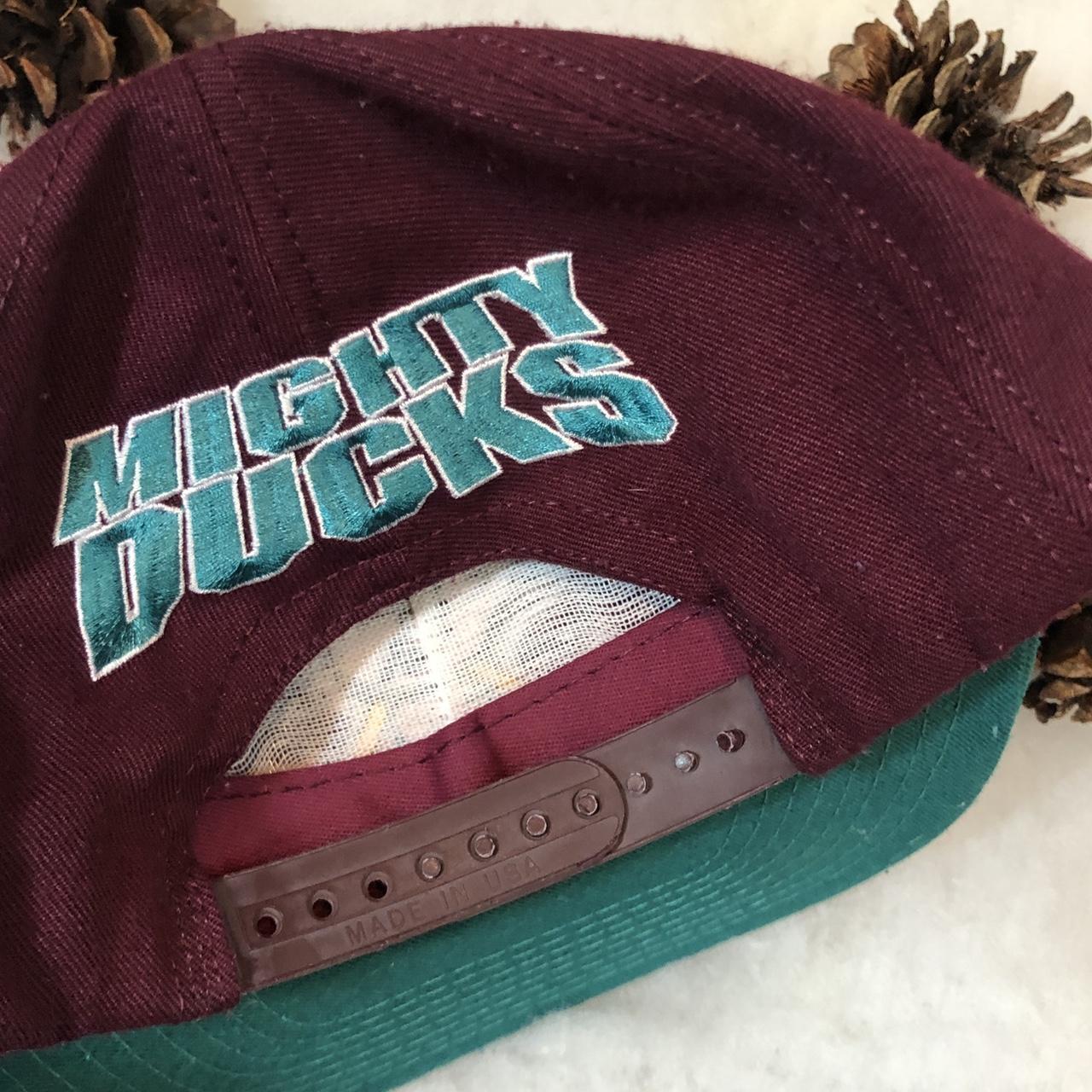 Mighty Ducks Hat 🏒 Vintage NHL Anaheim Mighty Ducks... - Depop