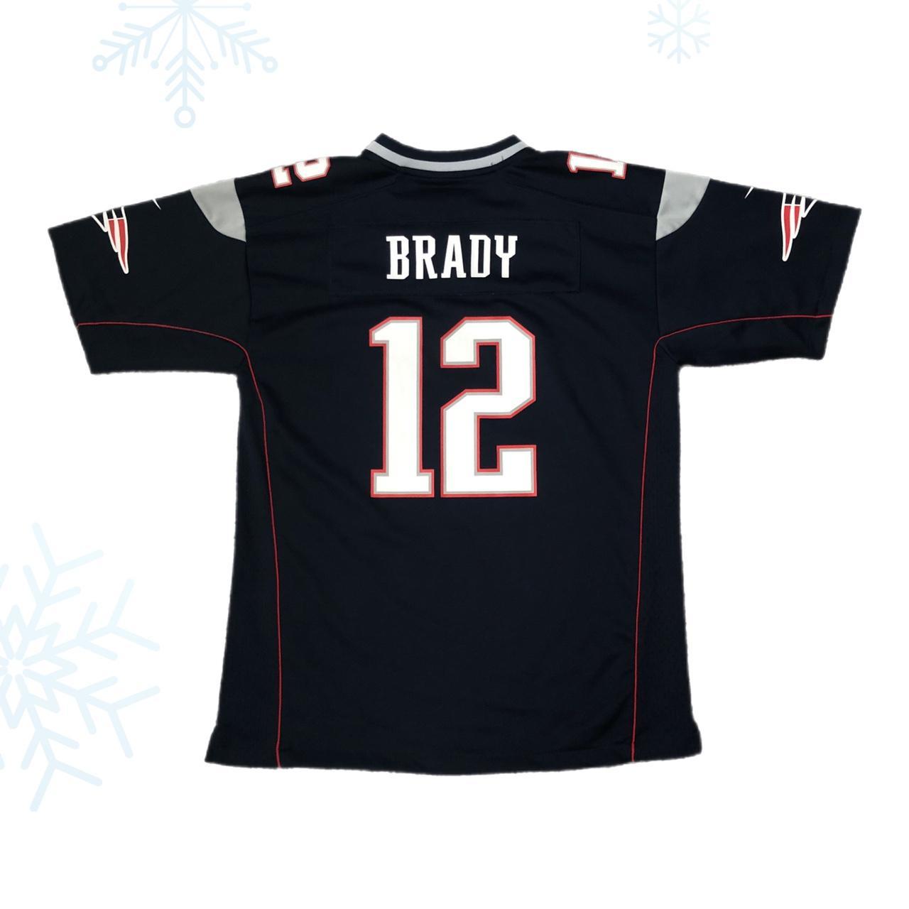 new england patriots tom brady jersey youth sz xl