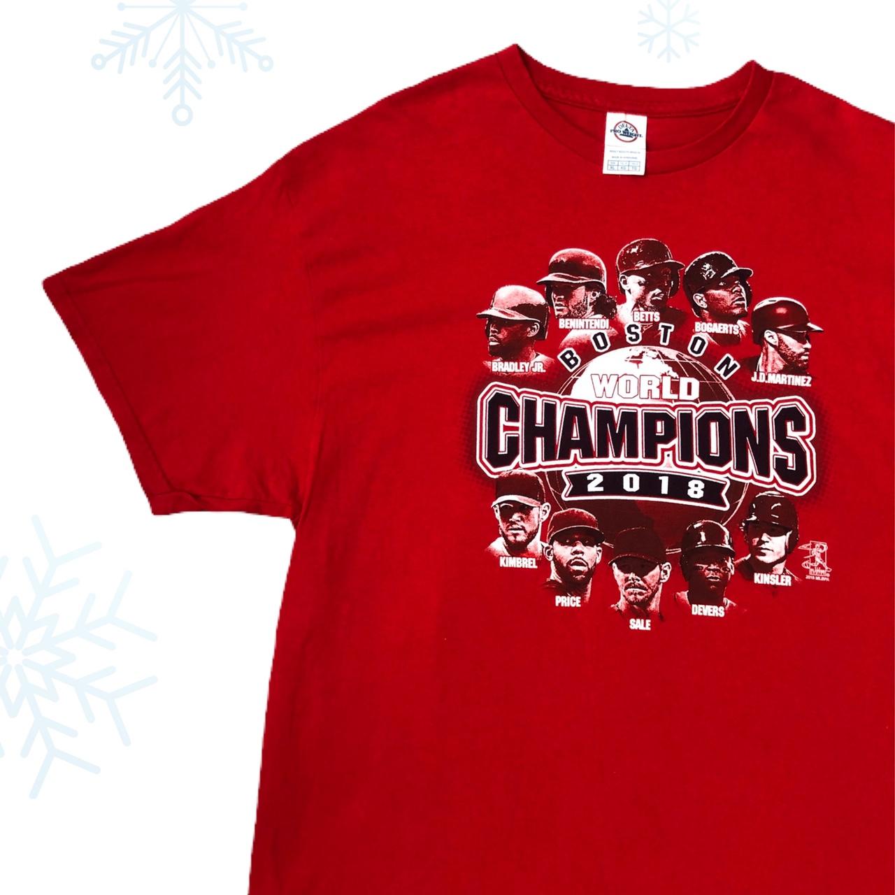Boston Red Sox Champions 2018 World Series T Shirt - Size XL