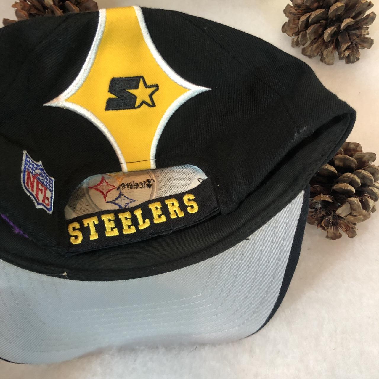 Vintage Steelers Hat. Steelers Starter fitted hat. - Depop