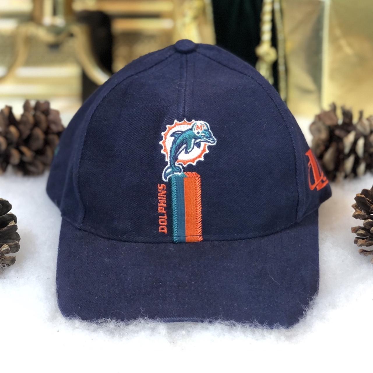 Vintage Miami Dolphins Velcro Cap signed by Cameron - Depop