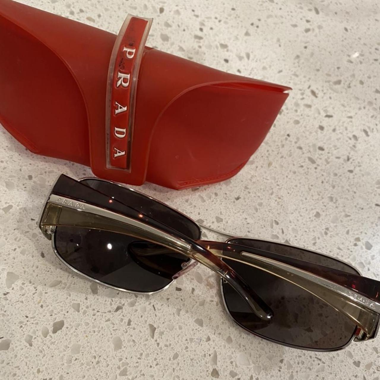 Prada Sunglasses with case No damages Normal wear Depop