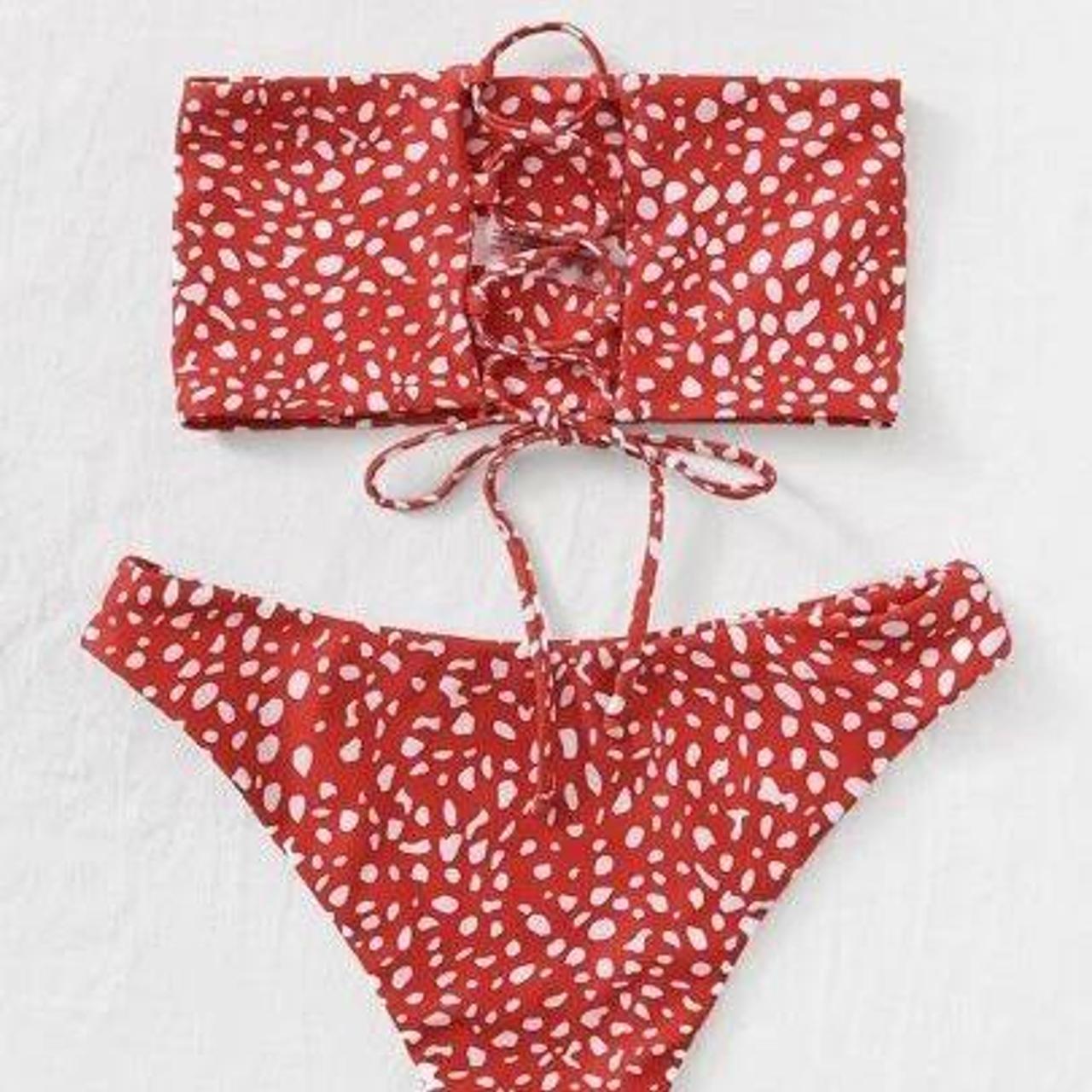 Cute bikini set Brand new Red and white polka... Depop