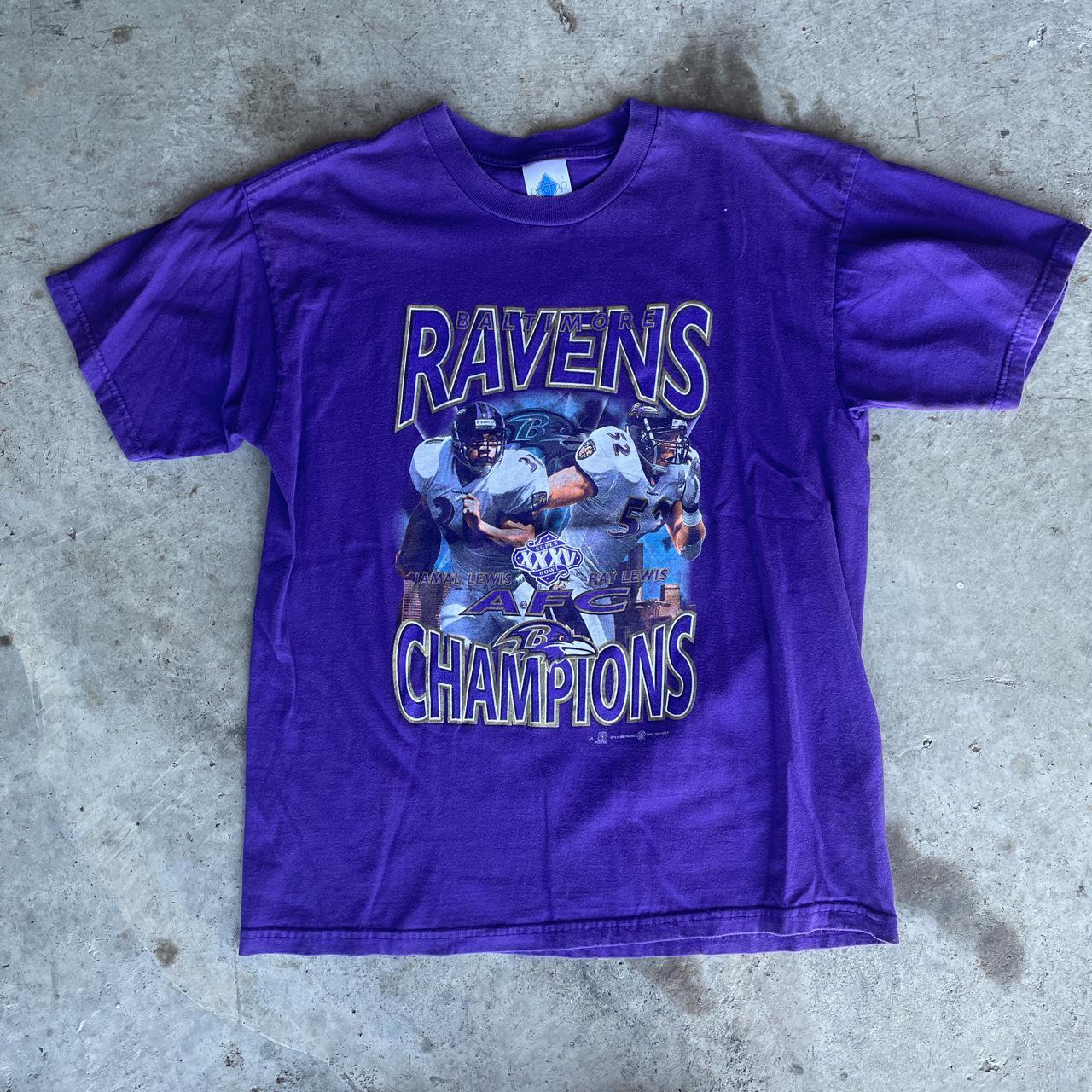 Vintage 2000 era Baltimore Ravens AFC Champions NFL - Depop