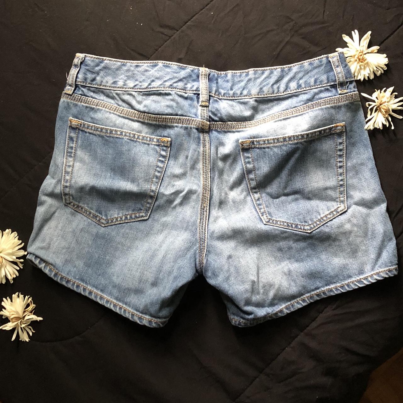 GAP denim shorts small stain (pictured) too small... - Depop