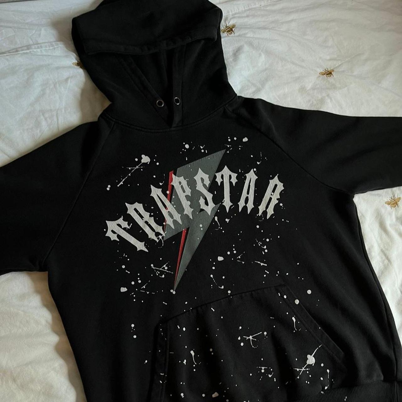 Trapstar paint splatter hoodie Size mens small... Depop