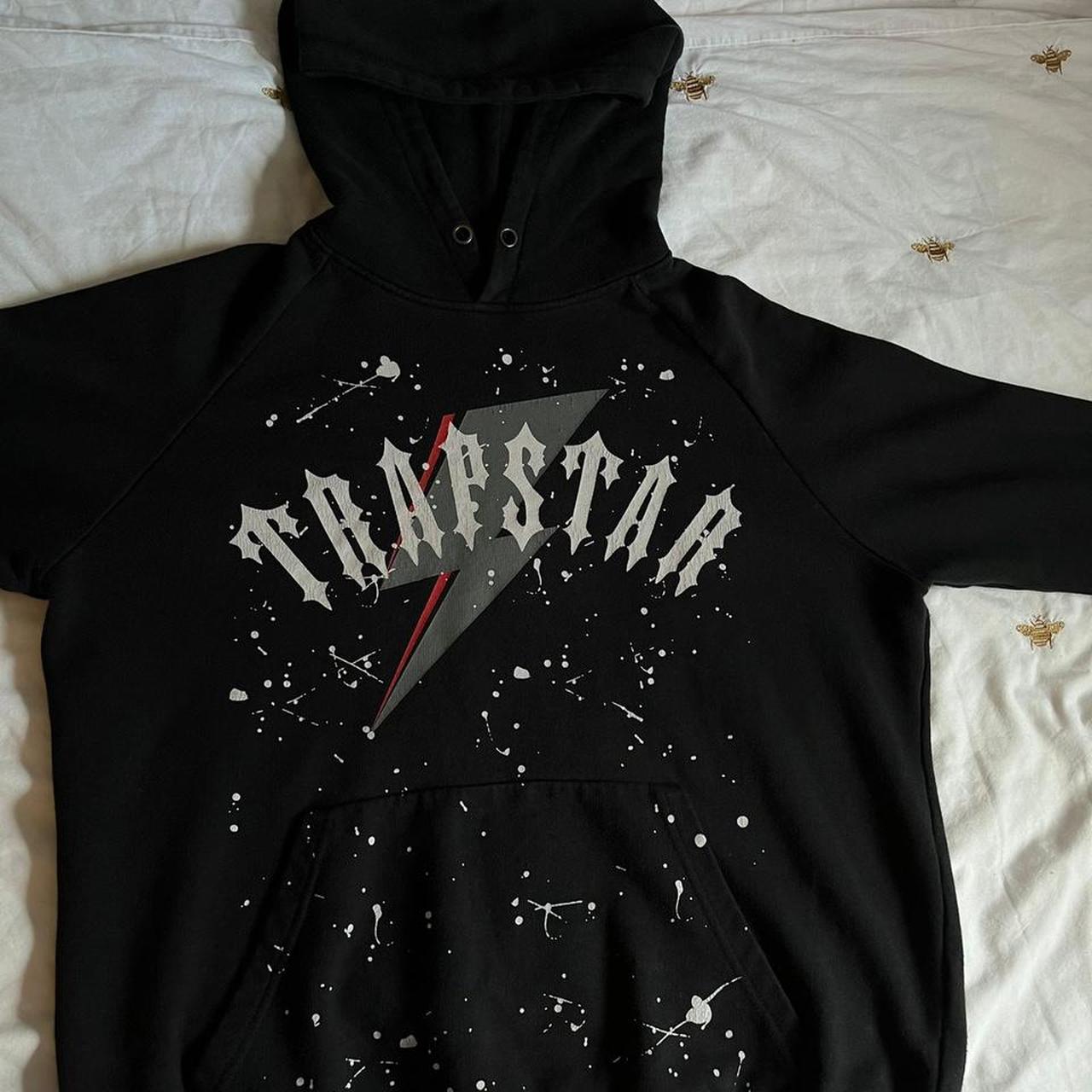Trapstar paint splatter hoodie Size mens small... Depop