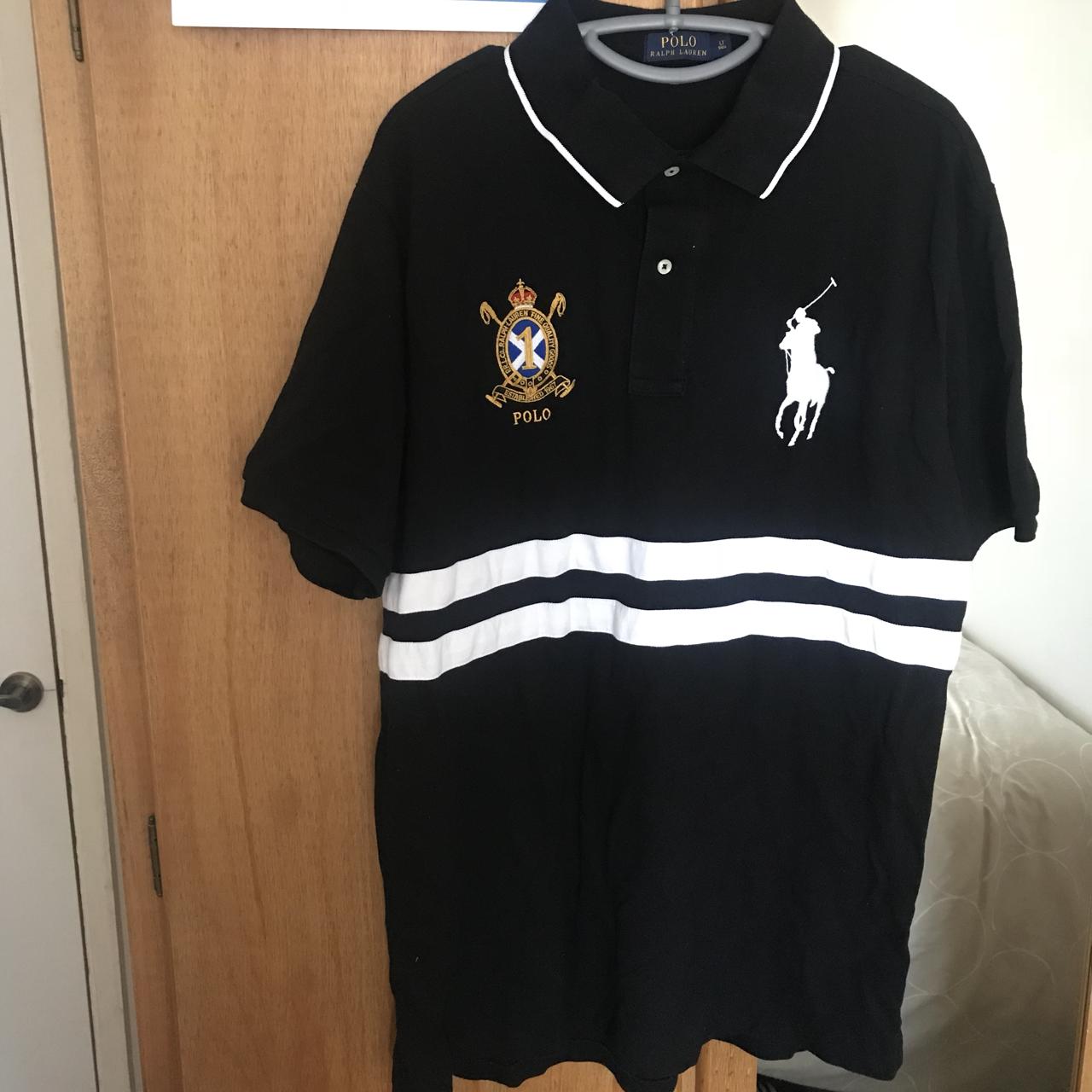 Ralph Lauren big pony New York polo. Navy. Men's - Depop