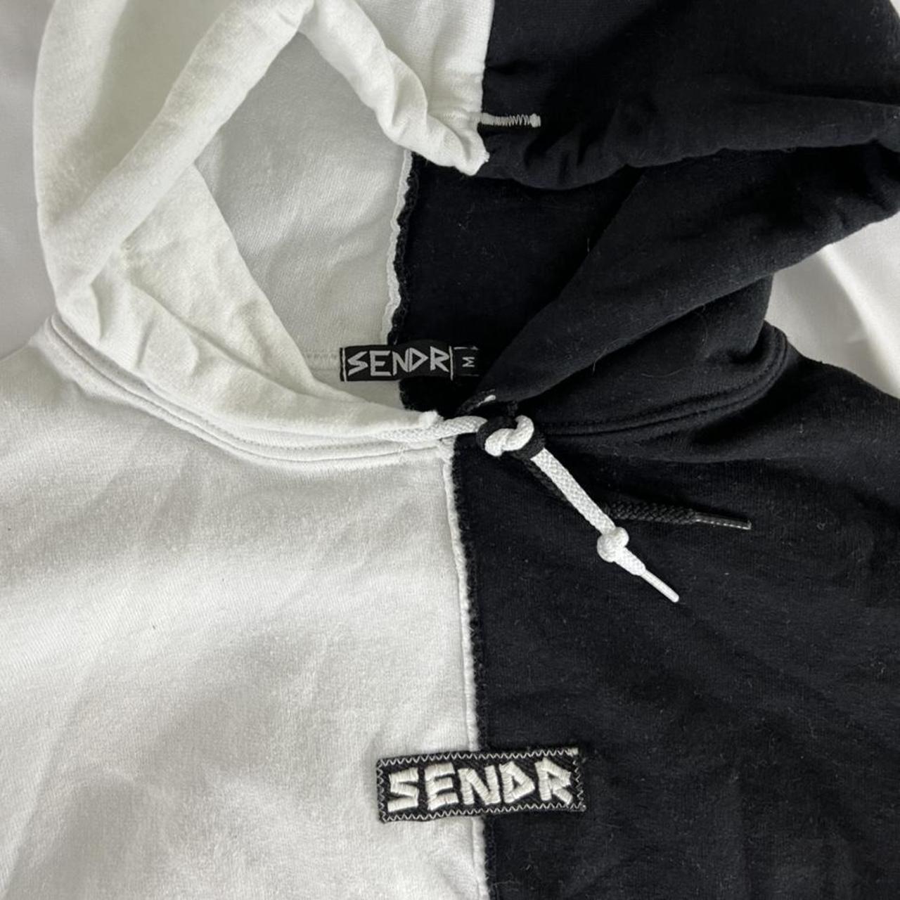 Black and white Sendr hoodie brand new without tags... Depop