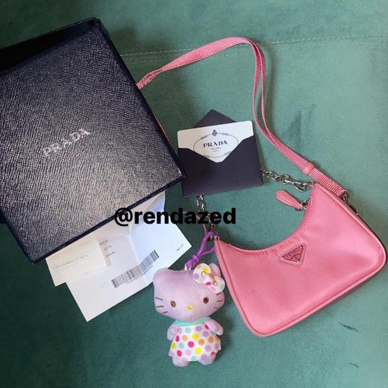 Pink prada-mini-bag - Depop