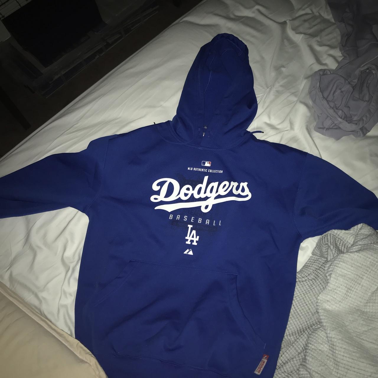 Vintage LA Dodgers Sweater Hoodie Sz M USA MLB Dodgers Official Baseball  Blue
