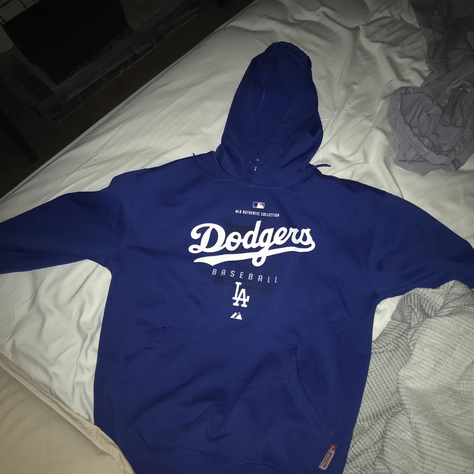 VINTAGE BLUE 2003 LOS ANGELES DODGERS HOODIE BOUGHT Depop