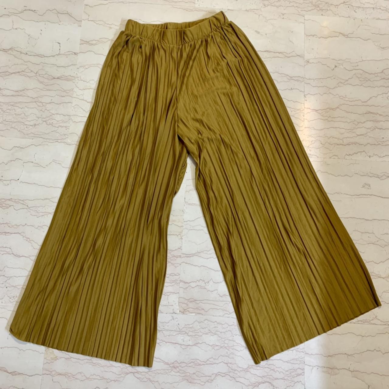 Pantaloni plissettati zara hotsell