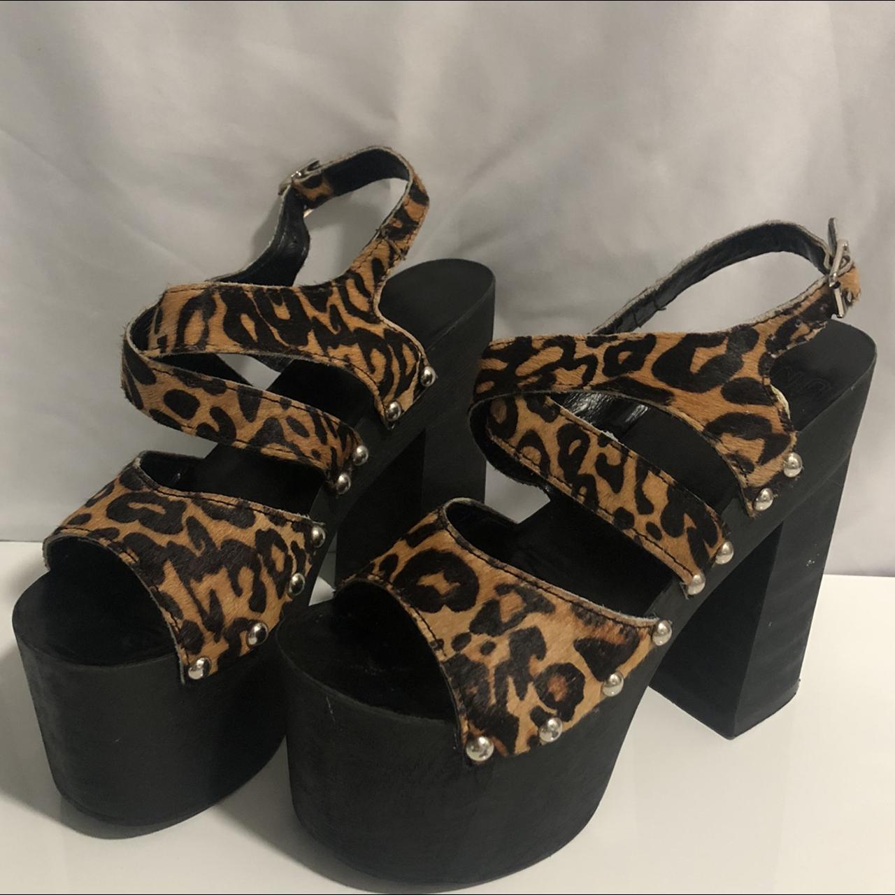 unif leopard shoes