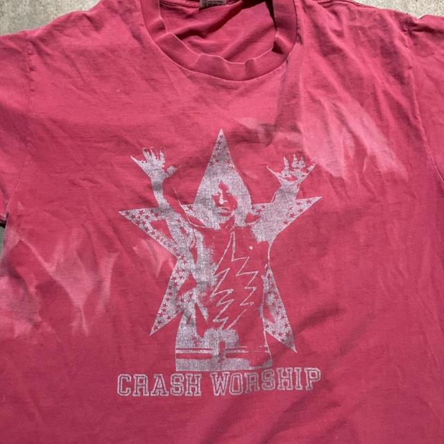 Vintage crash worship band tee concert merch good... - Depop