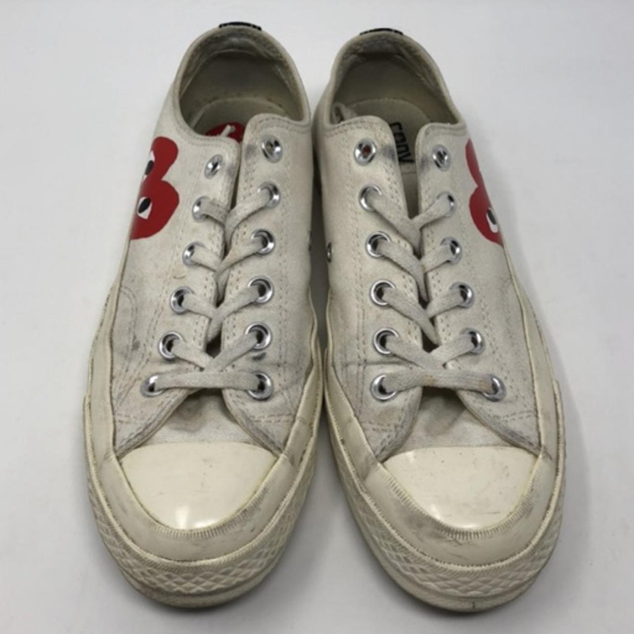 comme des garcons low top white