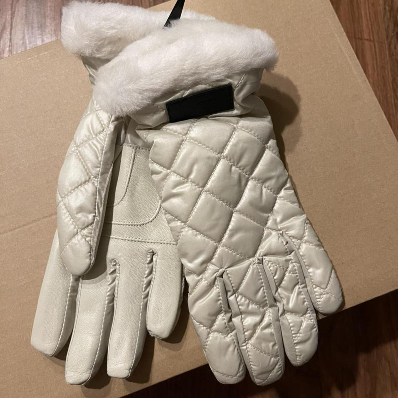 UGG Quilted Performance Glove in ivory Brand new... Depop