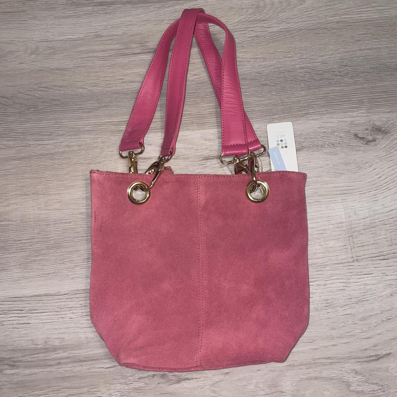 Buy Suede Luxury Pouch LEATHER FASHION POUCH Shoking Pink Leather Pouch  suede Pouch Italian Leather Bag Online in India - Etsy