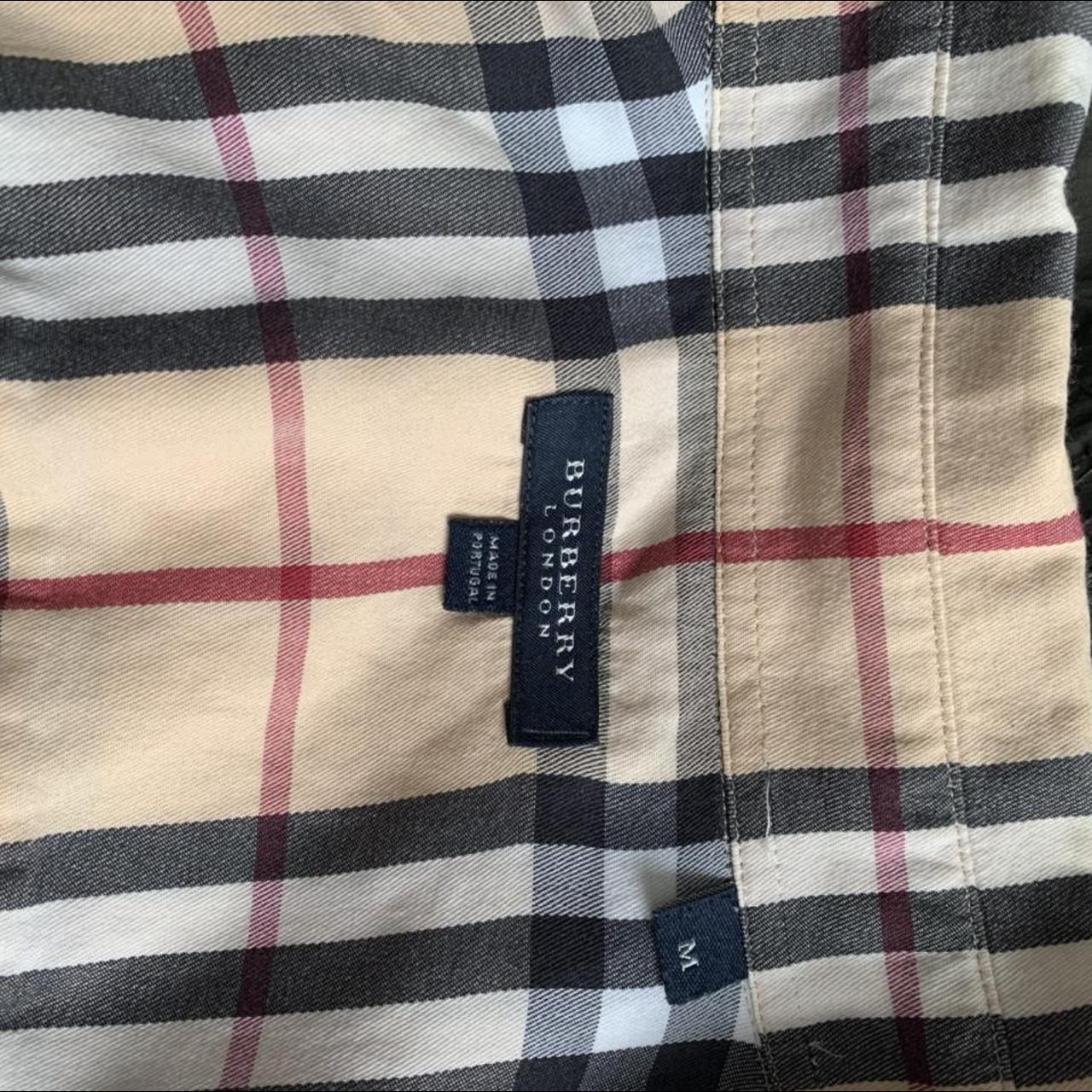 Burberry long sleeve button up Size M but comes up... - Depop