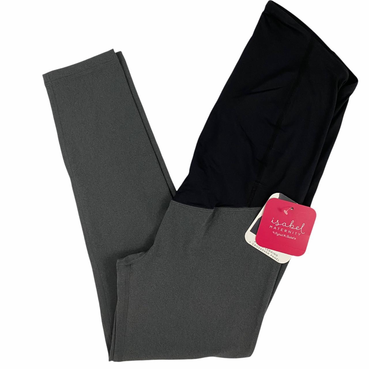 Ingrid & Isabel Maternity Gray Crossover Panel... Depop