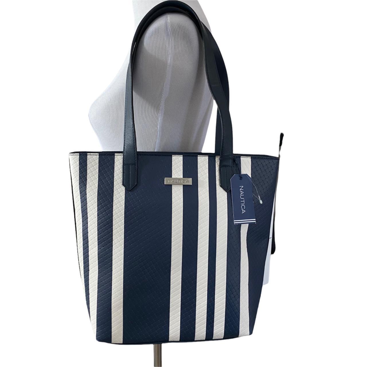 NAUTICA Stay Afloat Tote Bag in Navy Indigo Blue Depop