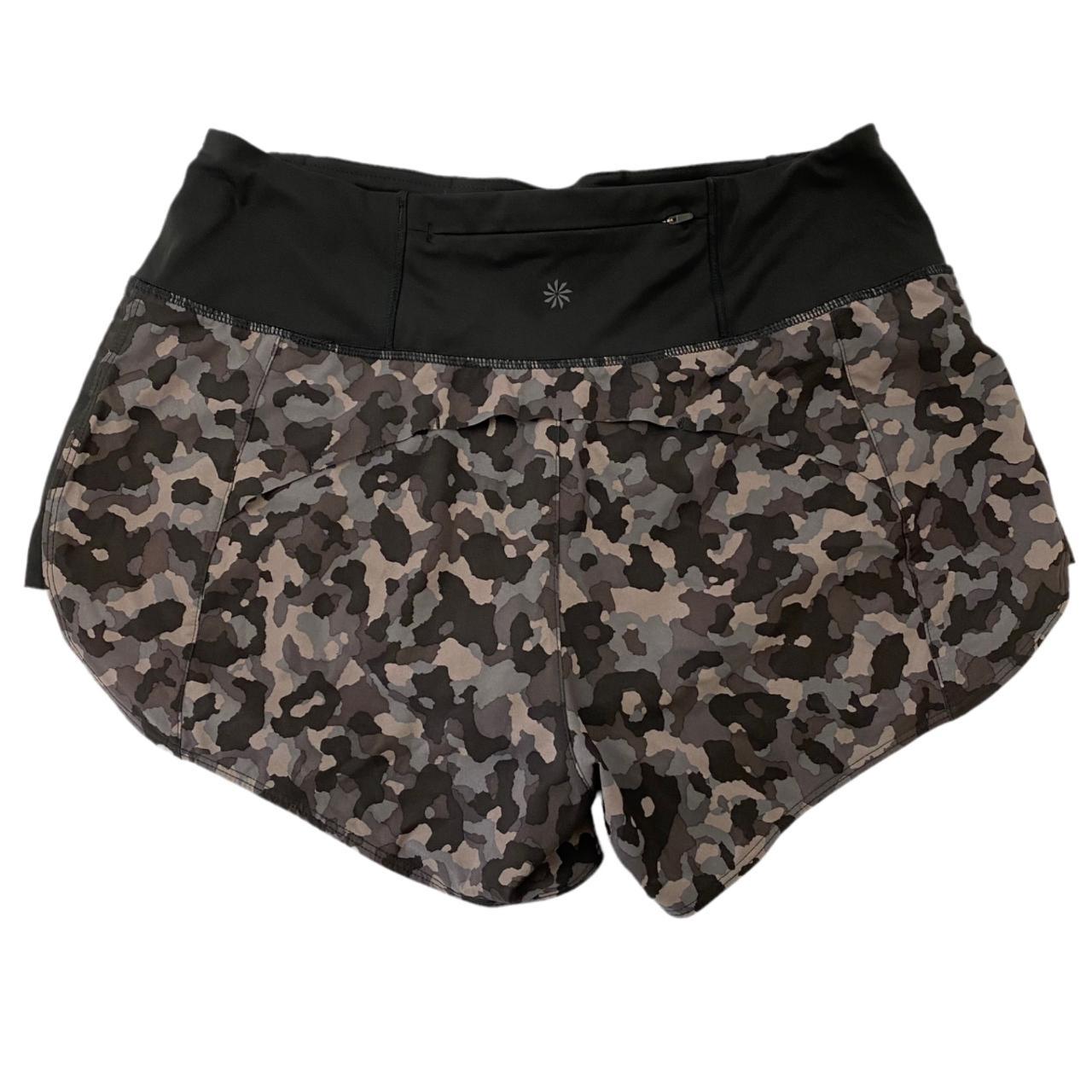 athleta printed running free short 3.5