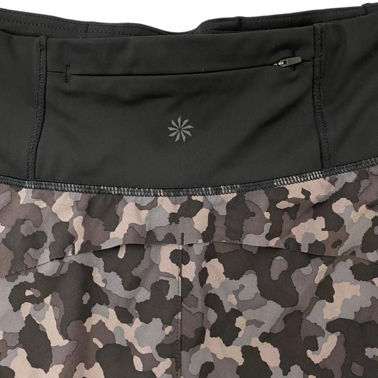 athleta printed running free short 3.5