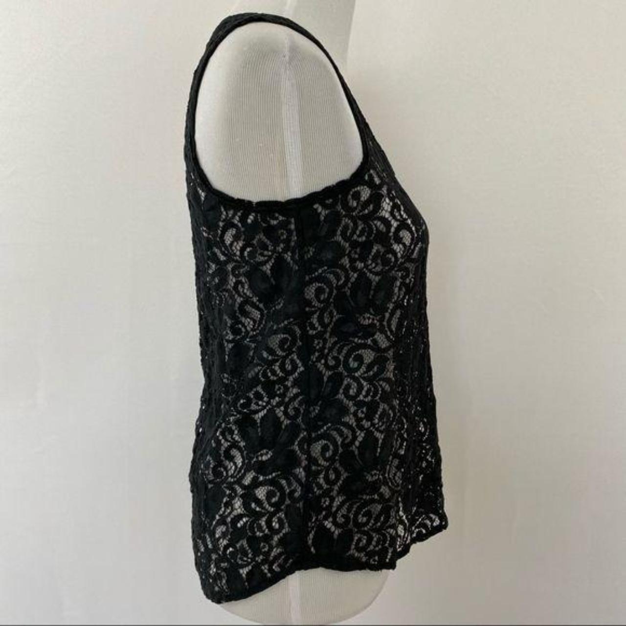 Product Image 2 - THEORY Black Lace Scoop Neck