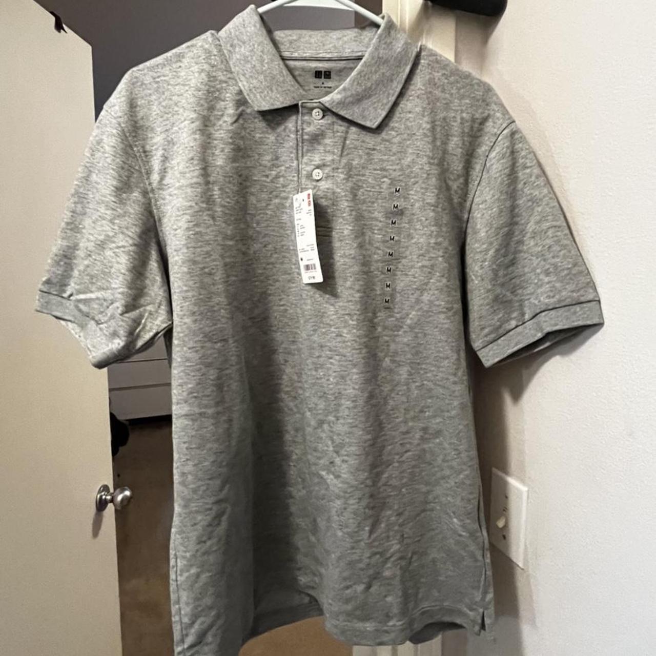 UNIQLO Men's Grey Polo-shirts | Depop