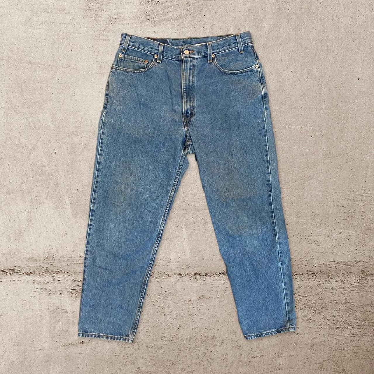 Vintage Levis 550 Relaxed Fit Denim Blue Jeans 90s Depop