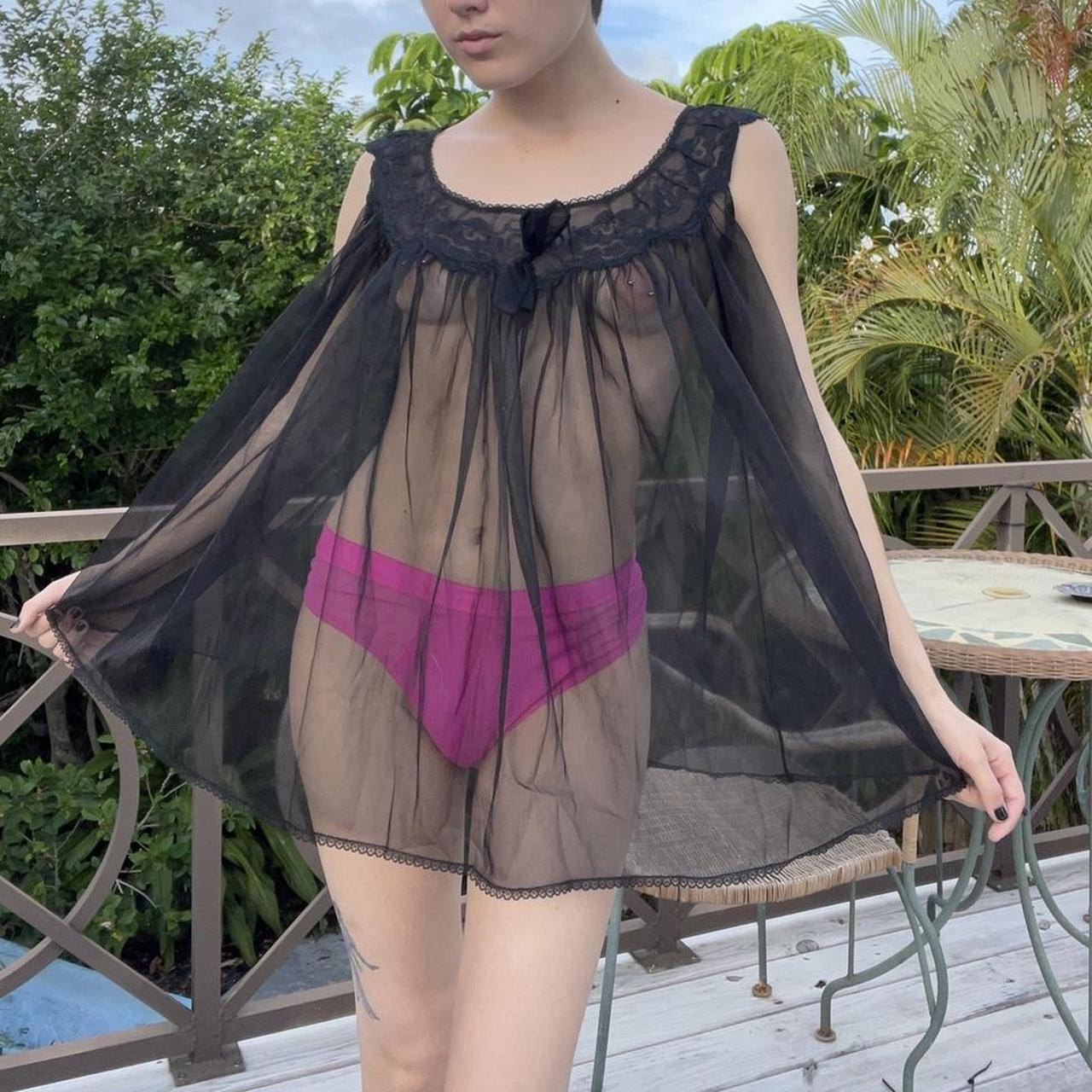 babydoll sheer dress