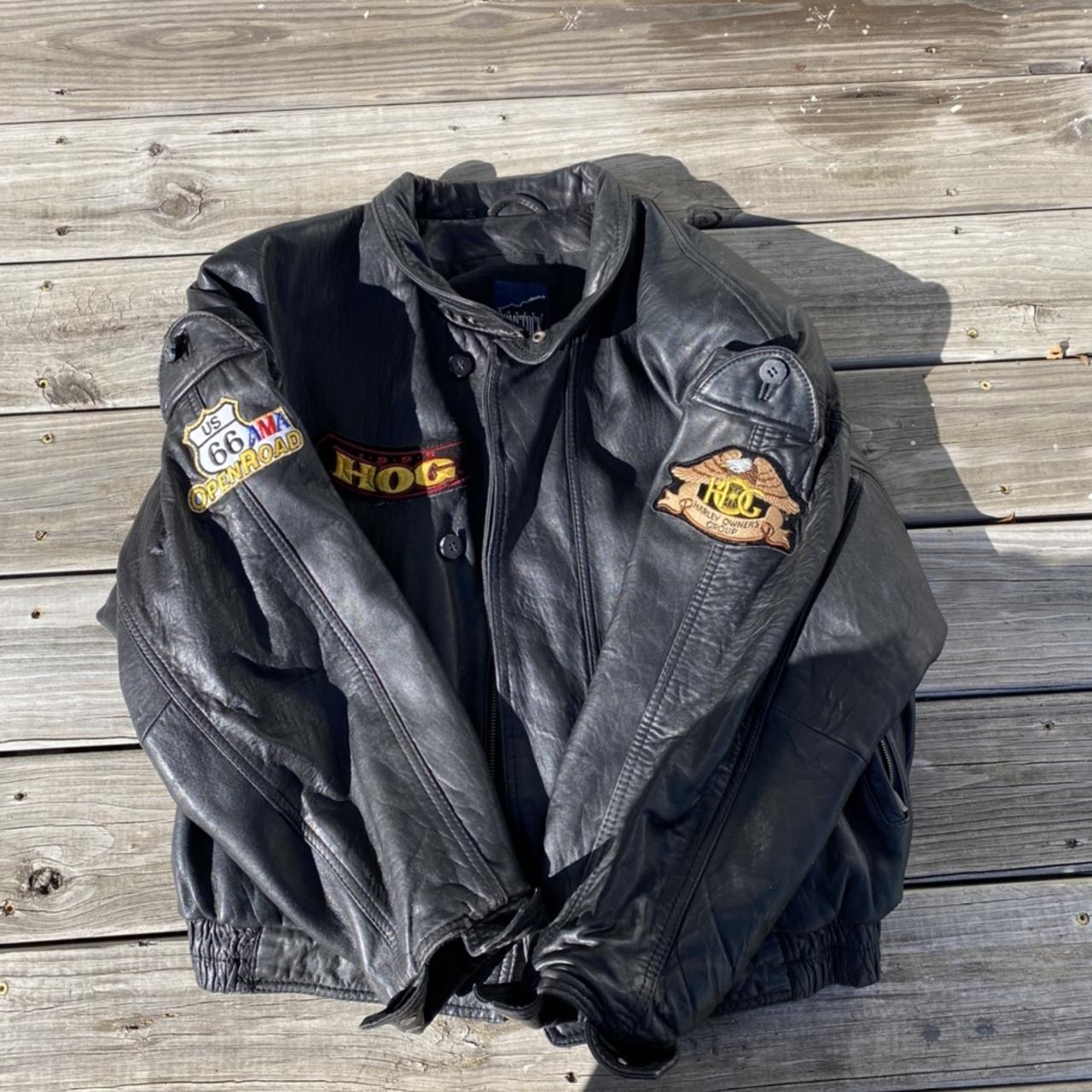 Harley Davidson Men's Black Jacket | Depop