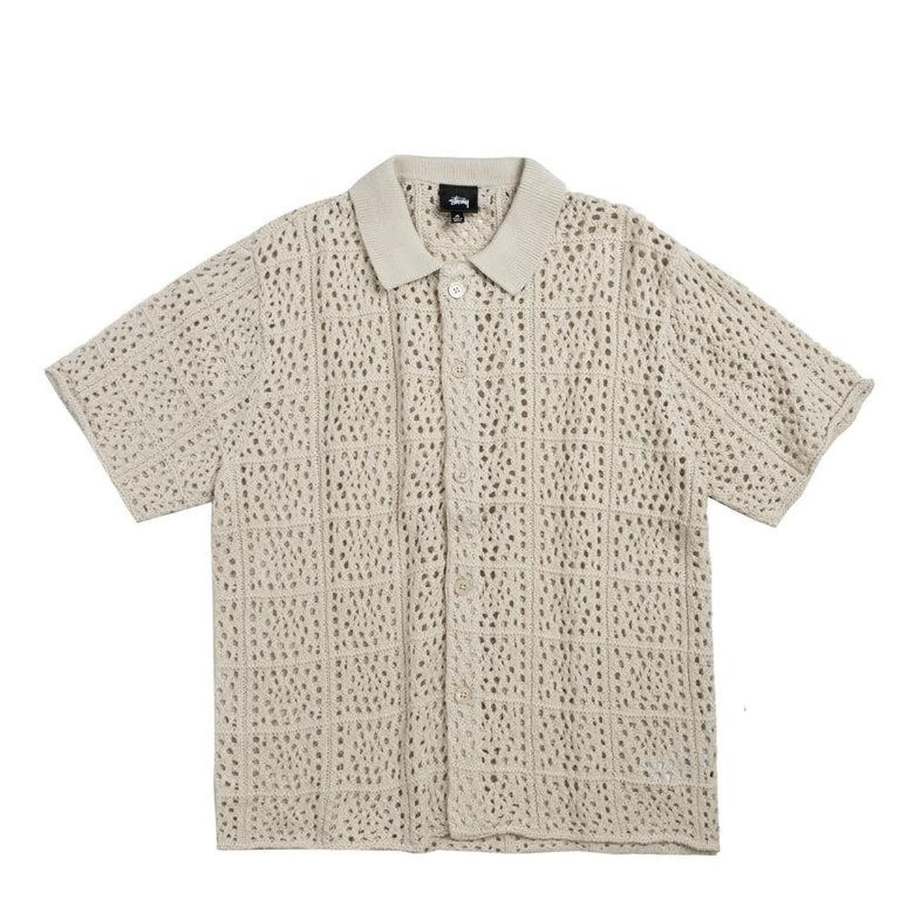 Stussy crochet shirt size xs brand new #stussy... - Depop