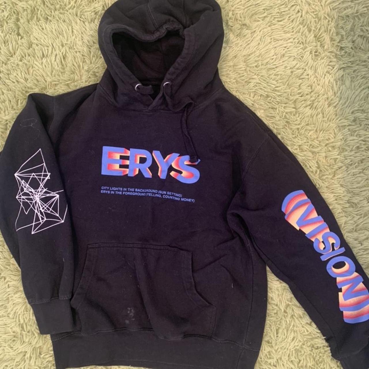 Jaden smith ERYS tour hoodie. Dope graphic on front... - Depop