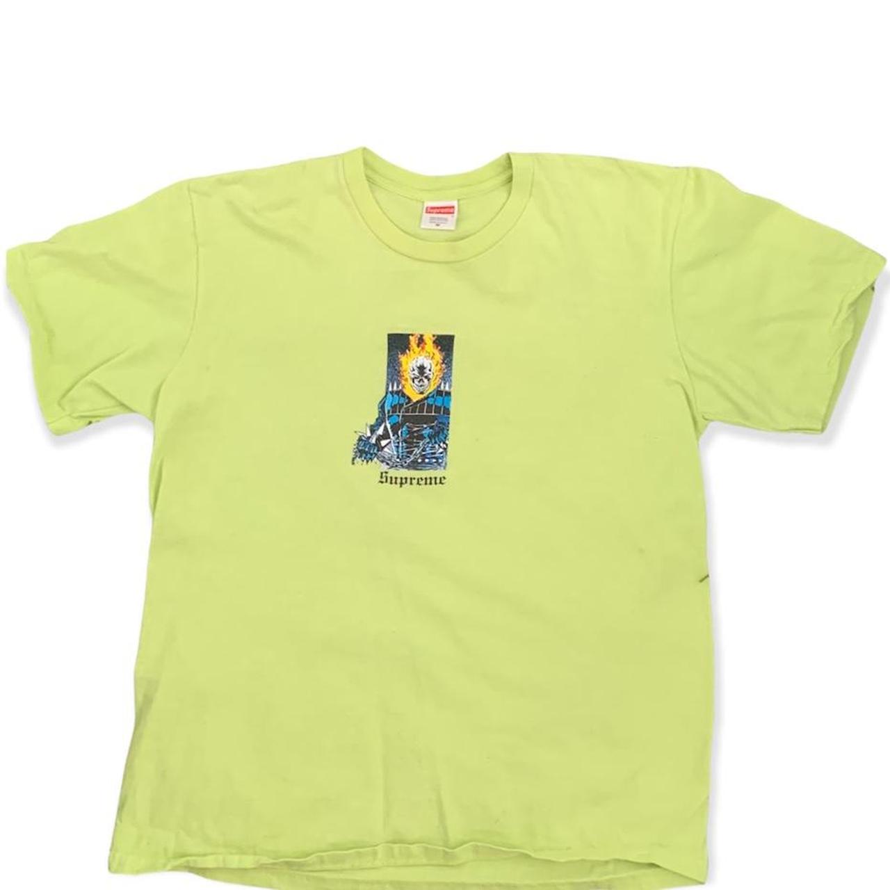 Lime green supreme sales shirt