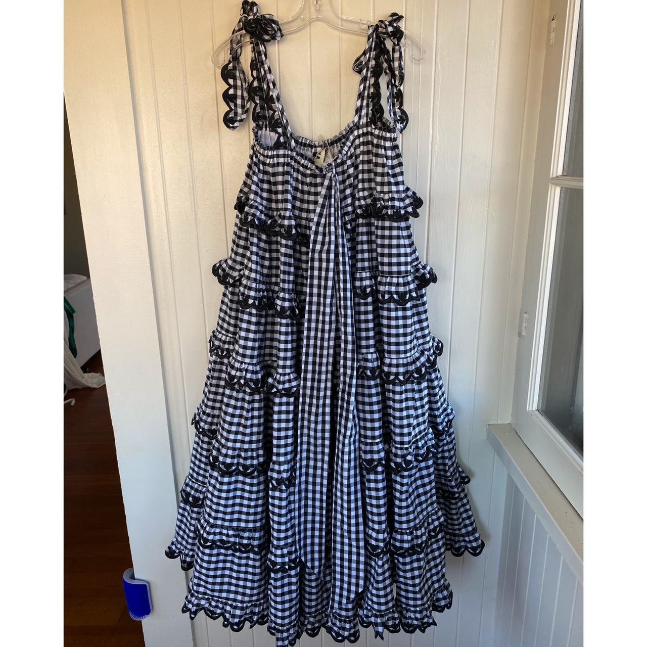 Innika choo gingham outlet frill dress