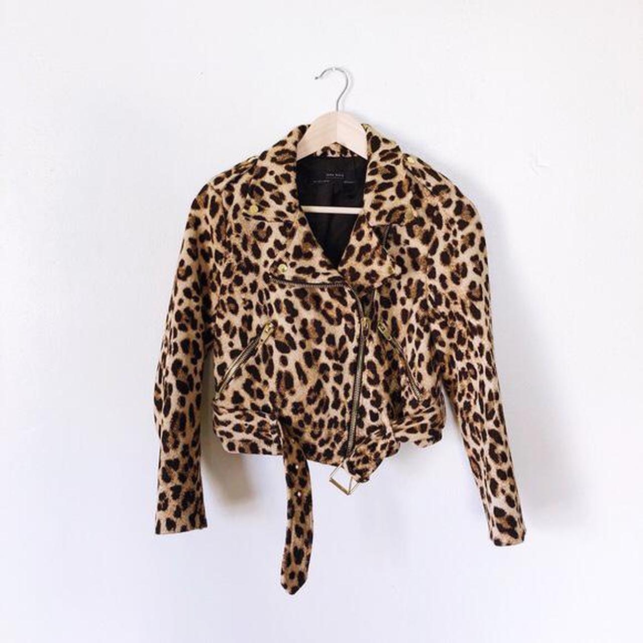 zara leopard moto jacket