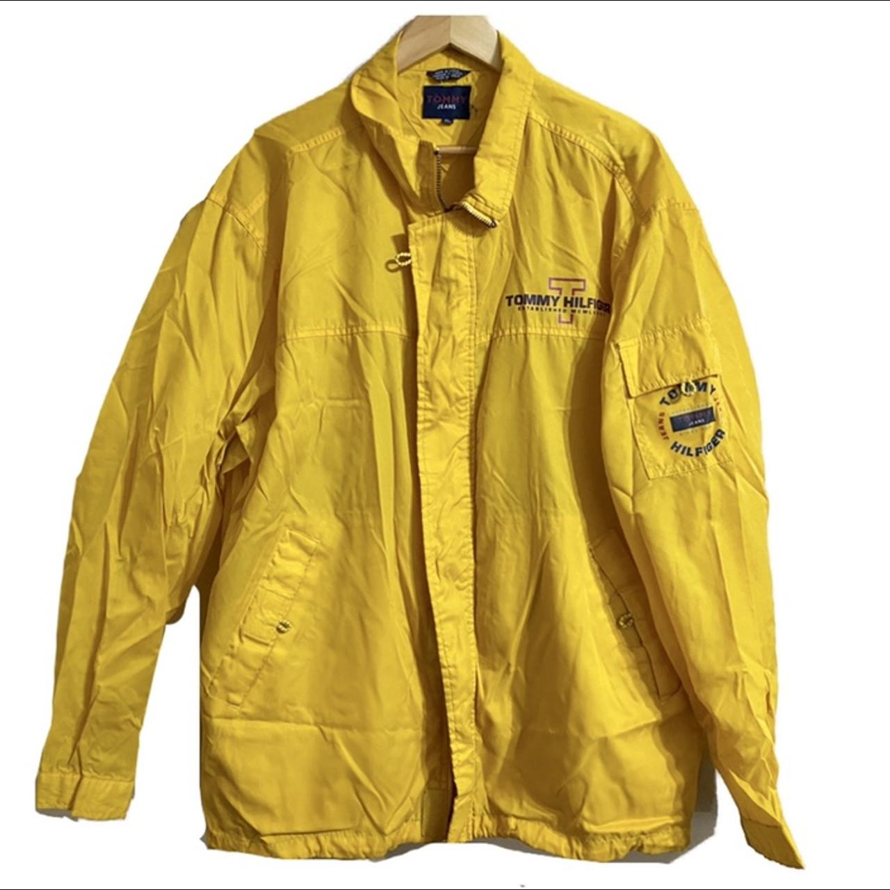 Tommy jeans yellow on sale jacket