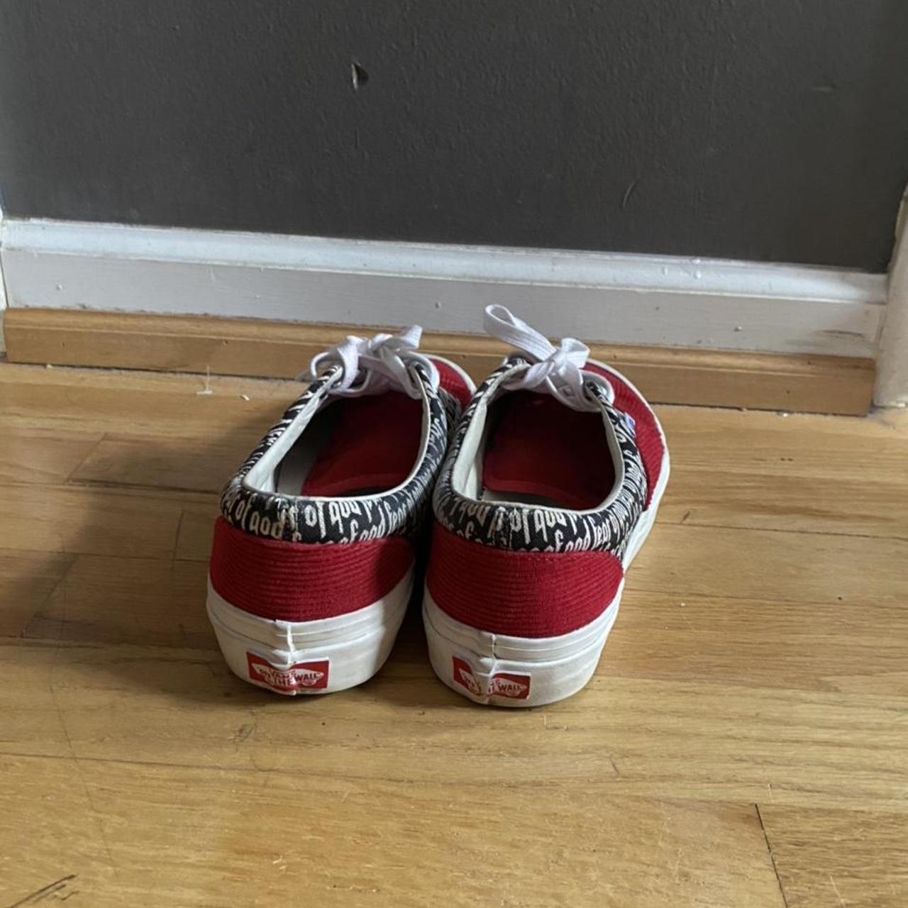Fear of God Men's Red and White Trainers (2)