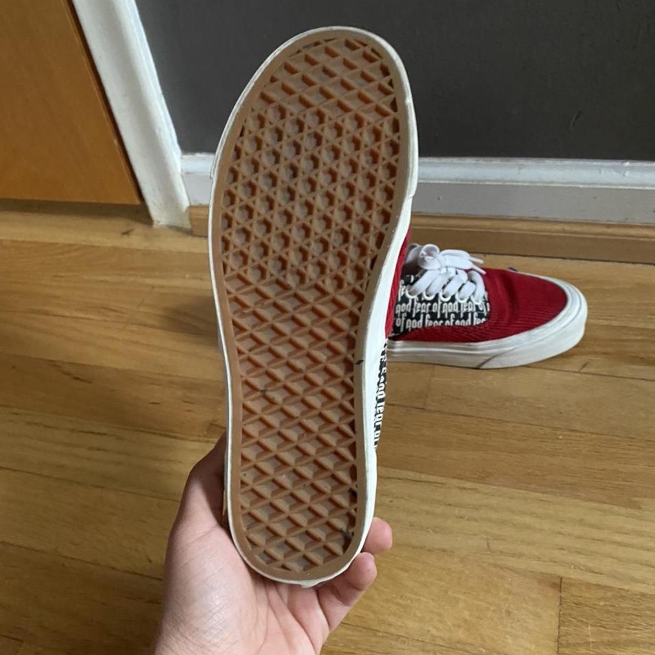 Fear of God Men's Red and White Trainers (4)