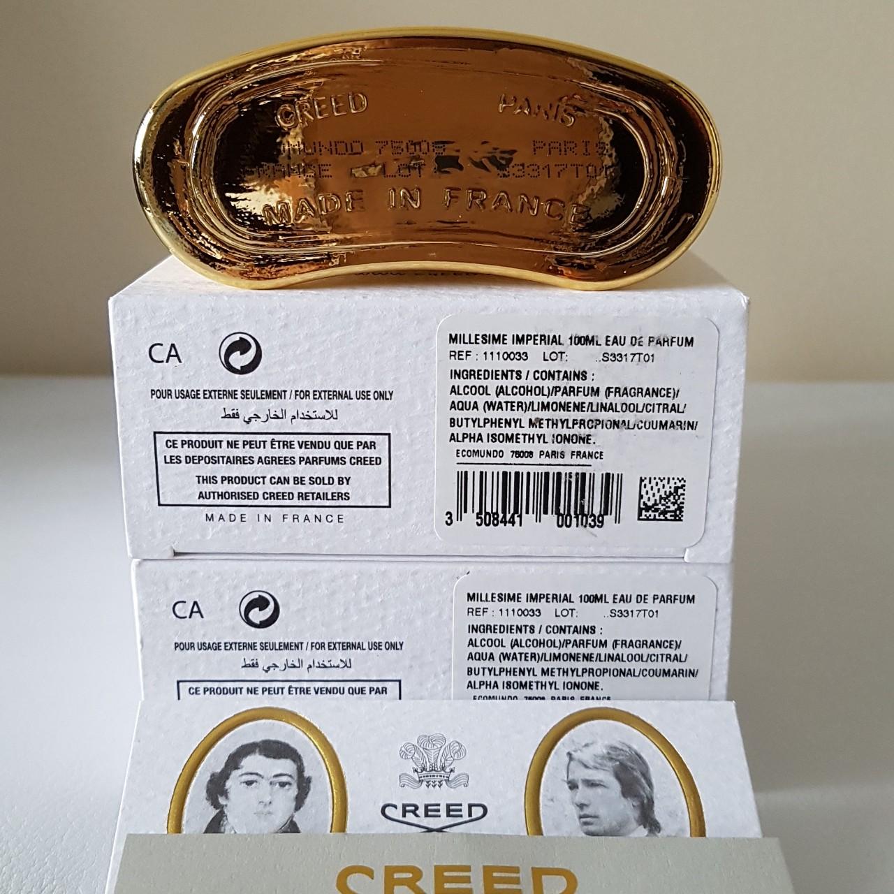 creed millesime imperial ingredients