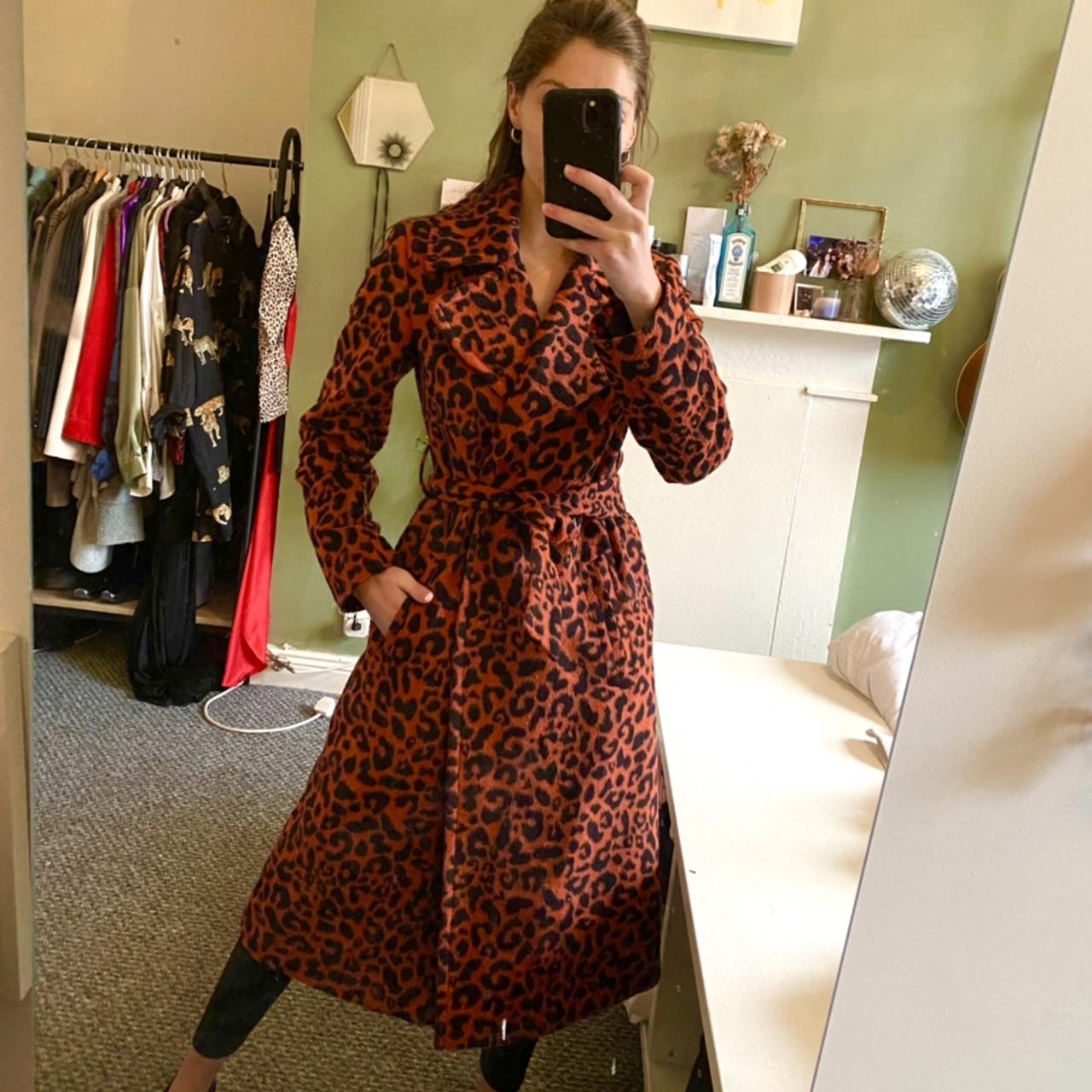 Primark red best sale leopard print dress