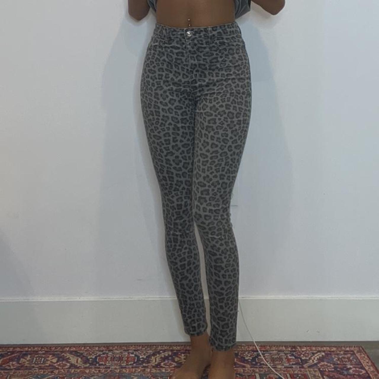 Leopard print 2024 jeans h&m