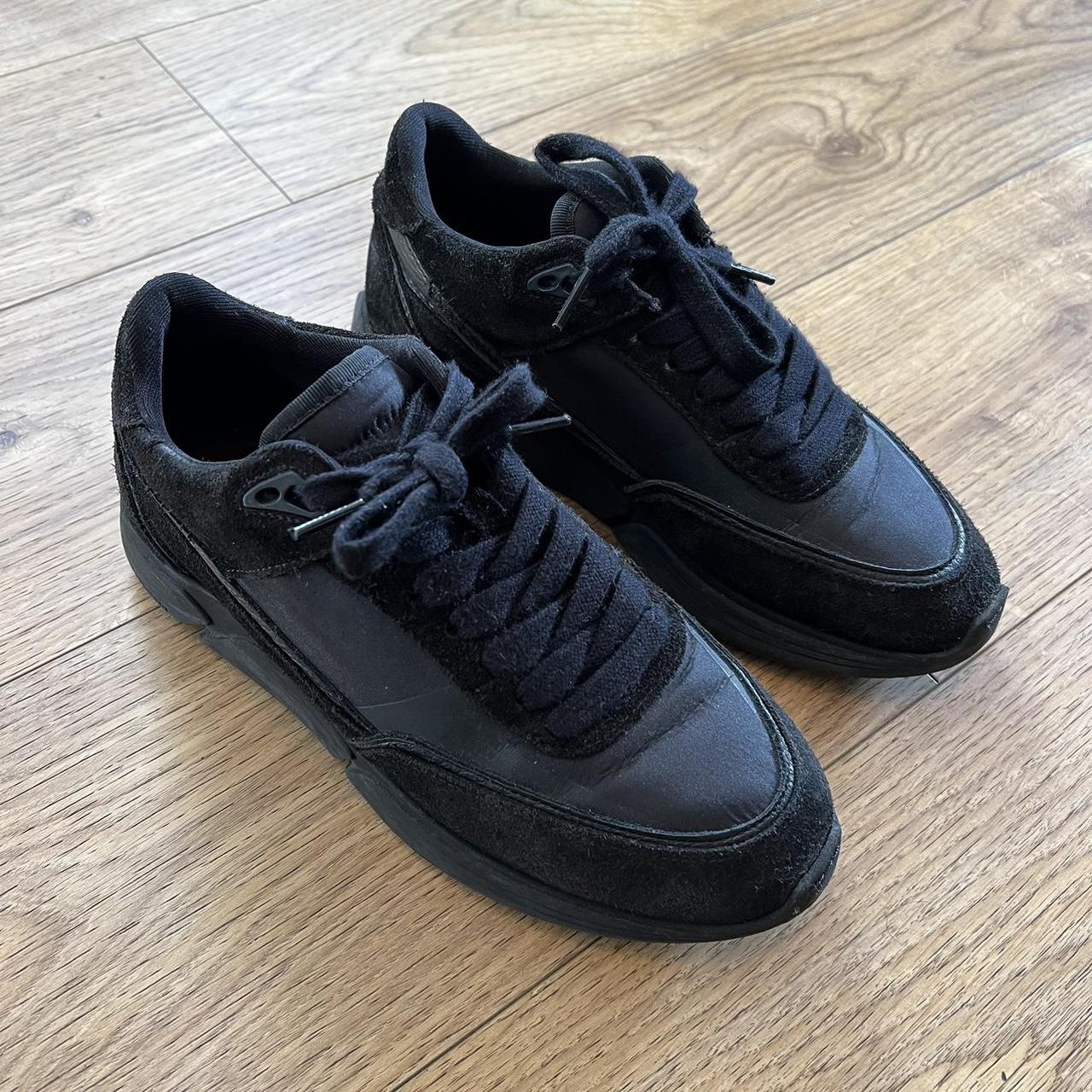 REPRESENT HARRIER TRIPLE BLACK WORN A HANDFUL OF... - Depop