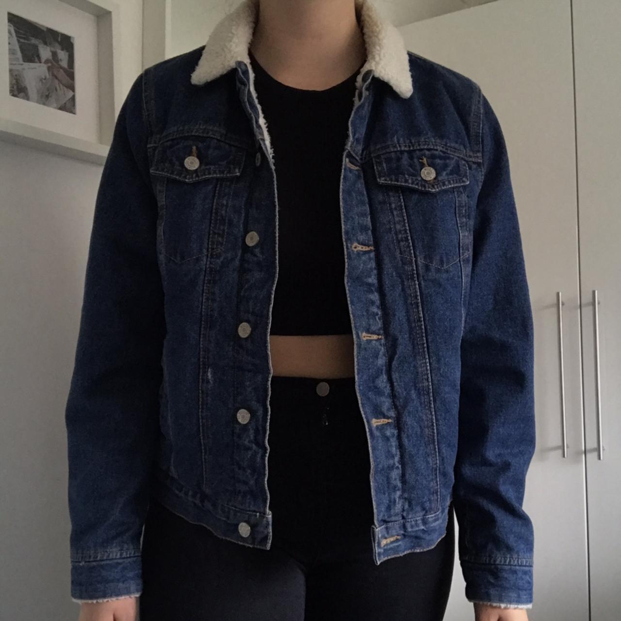 Primark Women's Navy and Blue Jacket | Depop