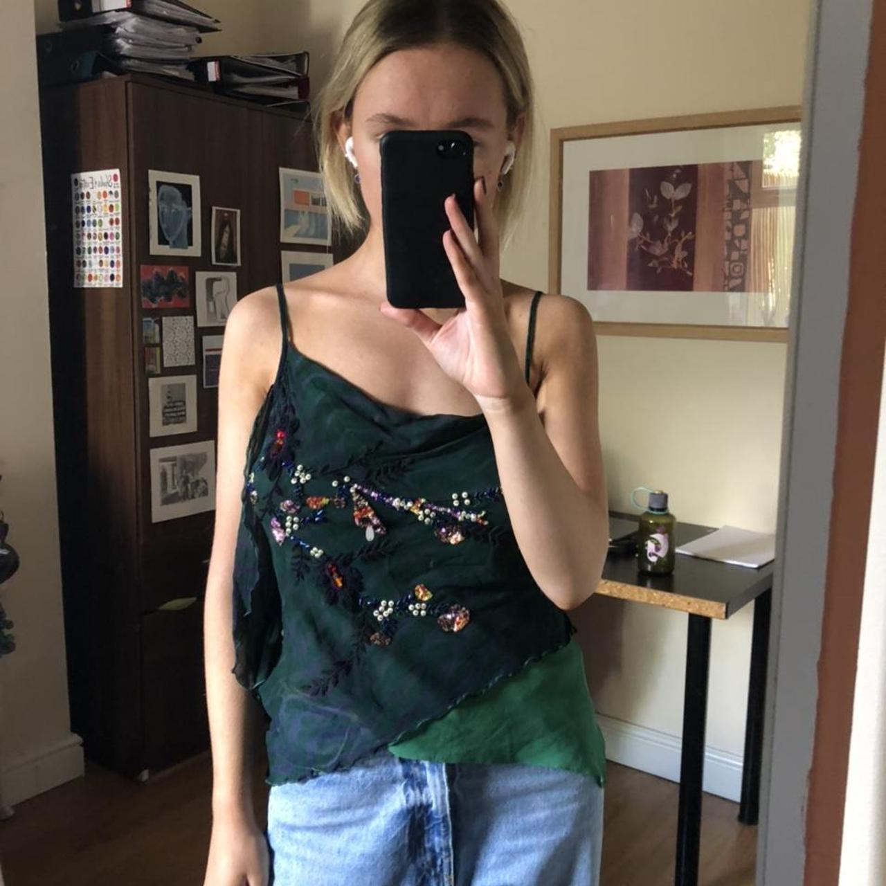 Karen Millen Women’s Crop-top | Depop