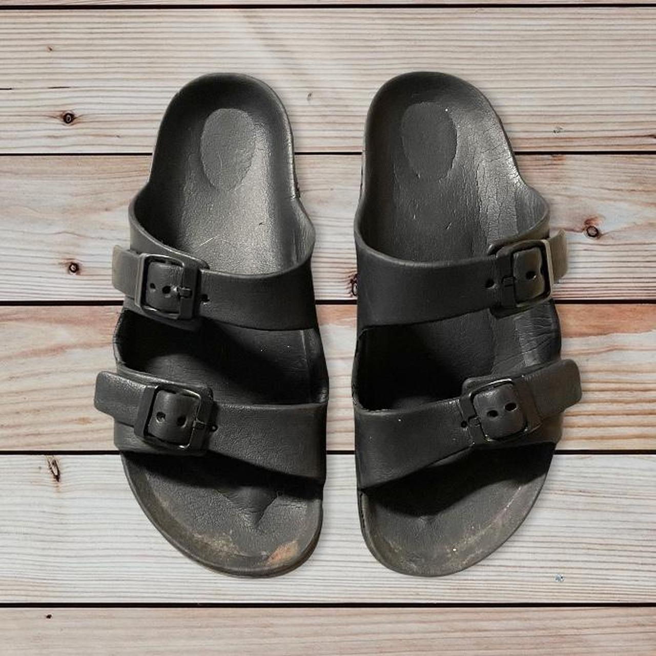 Product Image 1 - Black Birkenstock like sandals 
Used