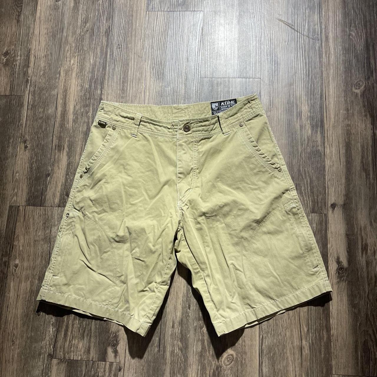 Kuhl Cargo Shorts Mens Size 32x9 Hiking Outdoor Tan... - Depop